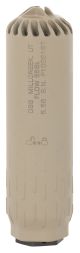 Huxwrx Flow 556K Rifle Suppressor with Flat Dark Earth Cerakote - Includes 1/2x28 Flash Hider
