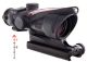 Trijicon ACOG 4x32 Scope with Red Chevron BAC Flattop Reticle – includes Flat Top Adapter