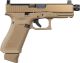 Glock 19X MOS Gen V 9mm Pistol with Threaded Barrel and Suppressor Height Sights