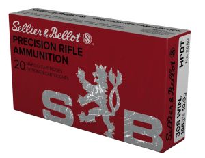 Sellier & Bellot 308 Winchester, 168 Grain, Hollow Point Boat Tail, 20 Rounds