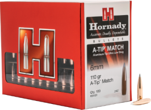 Hornady 243/6mm (243) 110 Grain A-Tip Rifle Bullets 100 Count