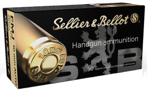 Sellier & Bellot 10mm Auto 180 Grain FMJ Ammo 50 Rounds
