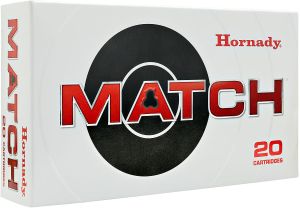 Hornady Match 308 Winchester 178 Grain BTHP Ammunition 20 Rounds