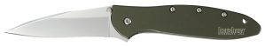 Kershaw 1660OL Olive Drab Leek Assisted Flipper Folding Knife