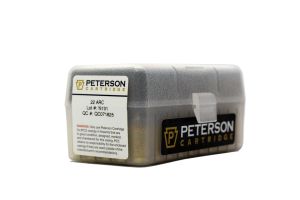 Peterson Cartridge 22 ARC Brass, 50 Rounds
