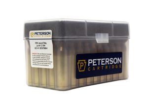 Peterson Cartridge .338 Lapua Magnum Brass, 50 Rounds 