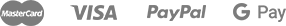 Master Card Visa Paypal