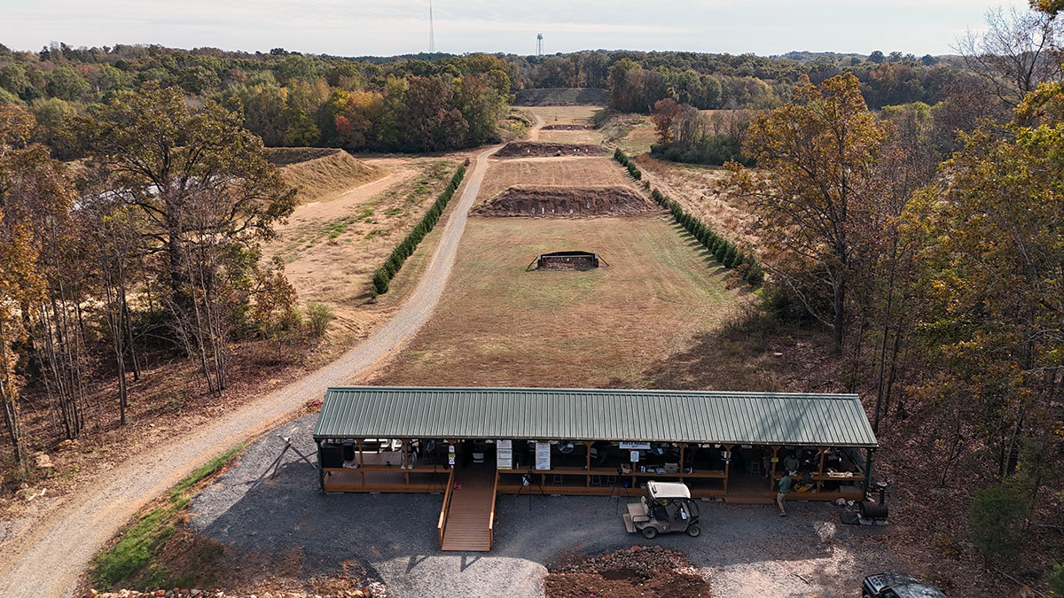 600-yard rifle range: Features covered shooting benches and the longest range in the area. Steel targets are placed from 50 to 600 yards and every distance in between. We also have 75-yard targets for rimfire shooters.