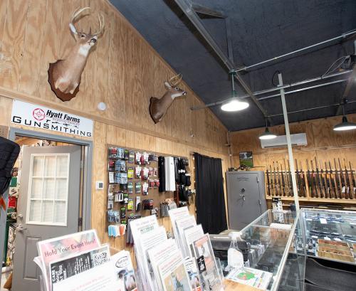 Hyatt Farms Shooting Complex Pro Shop.